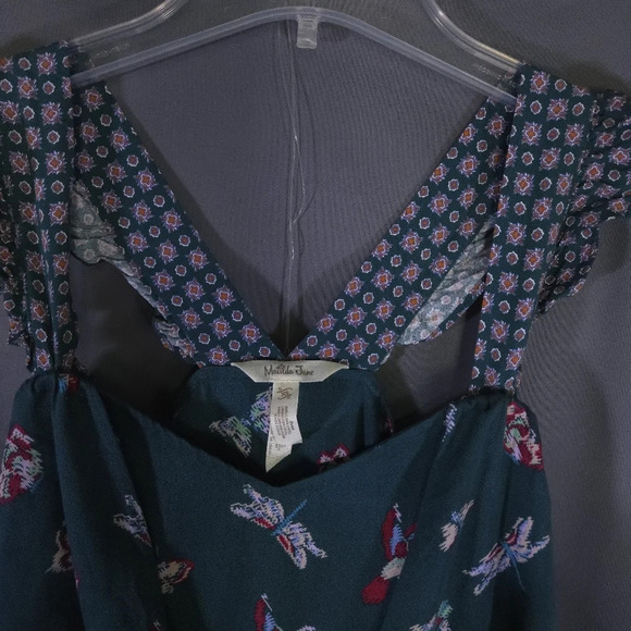 Matilda Jane Romper Evergreen Wide Leg XS Cottagecore Whimsical Fairy Teacher - Picture 5 of 10